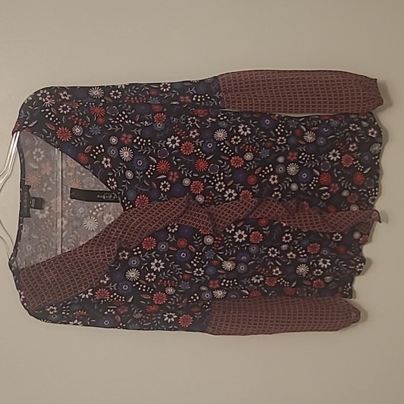 3 TOP LOT:  AUGUST SILK; 89TH & MADISON; LINDA MATTHEWS M NWT - Picture 2 of 7